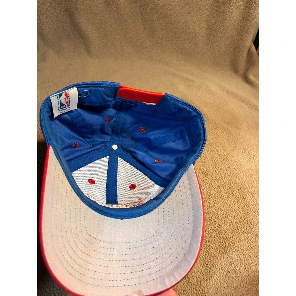 Philadelphia 76ers Snapback Hat Blue Red NBA Basketball Retro Logo Cap